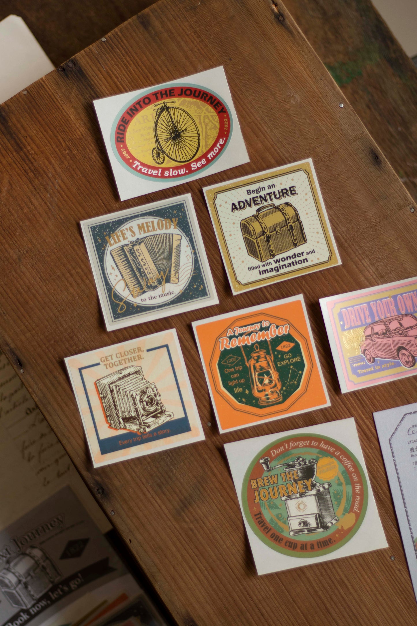 Loi Design Sticker Pack | Bronzing Sticker - The Next Journey