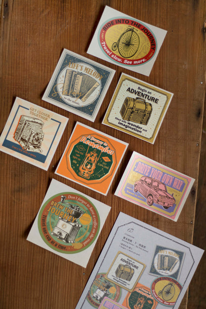 Loi Design Sticker Pack | Bronzing Sticker - The Next Journey