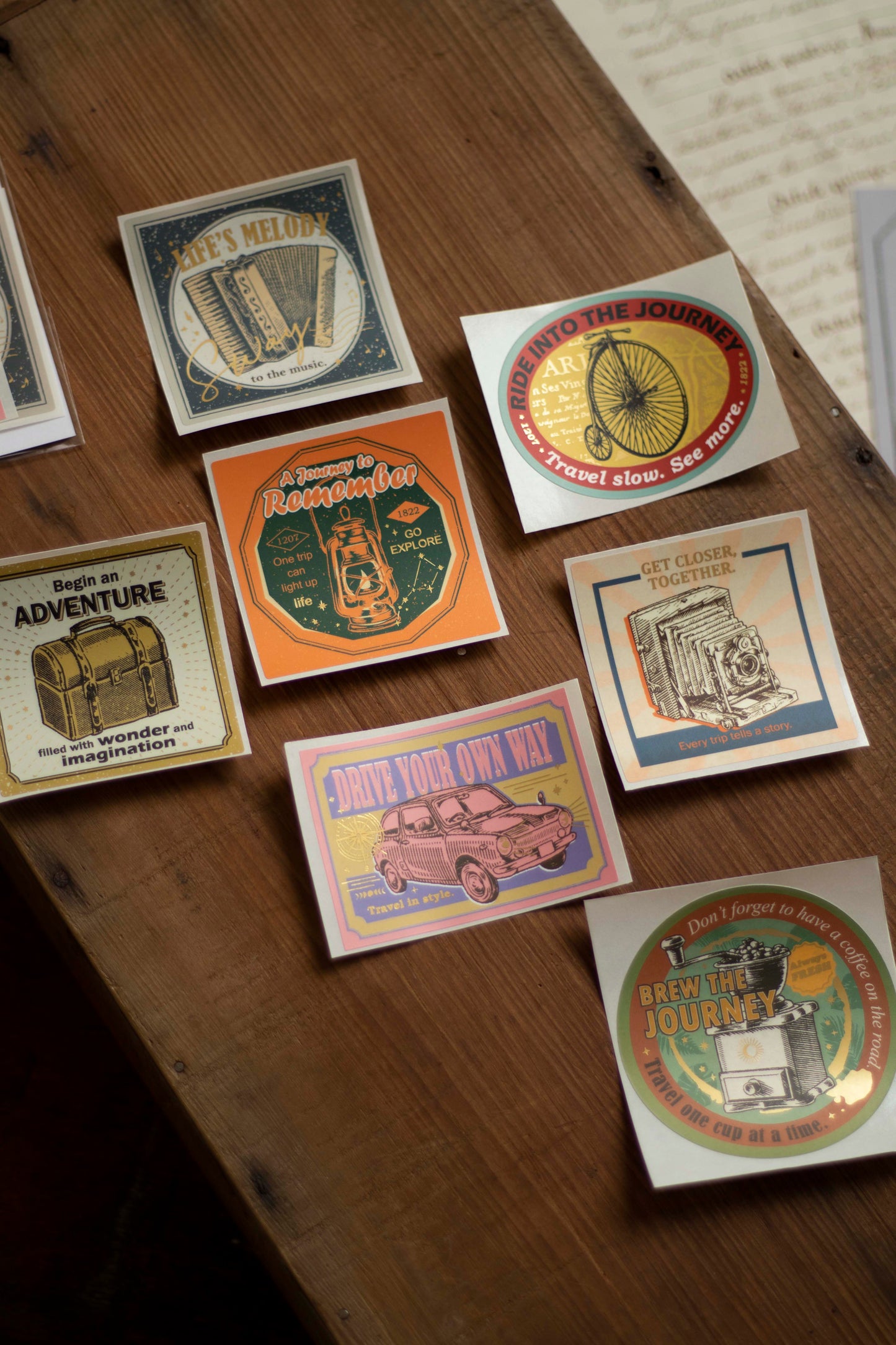 Loi Design Sticker Pack | Bronzing Sticker - The Next Journey