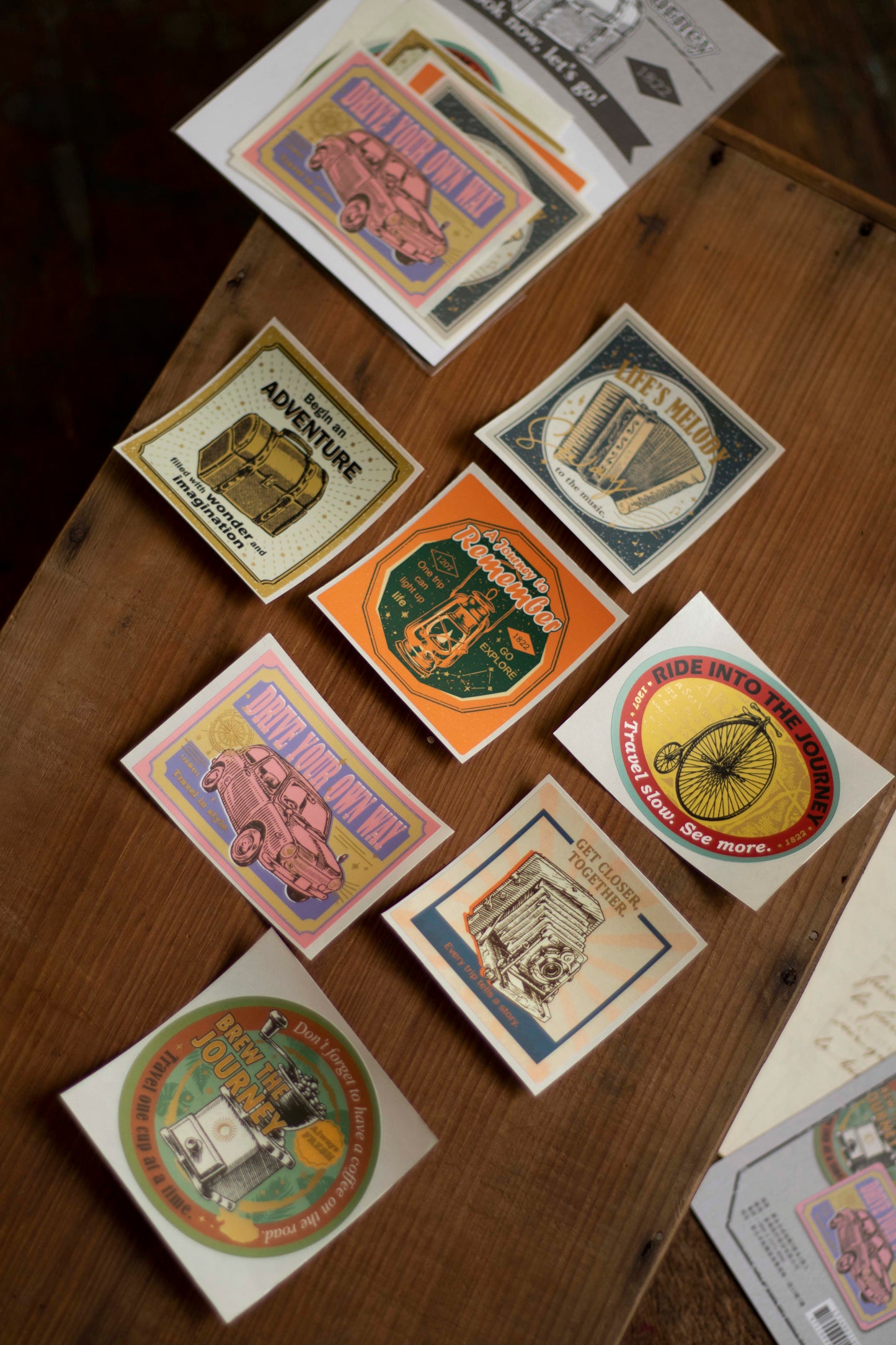 Loi Design Sticker Pack | Bronzing Sticker - The Next Journey