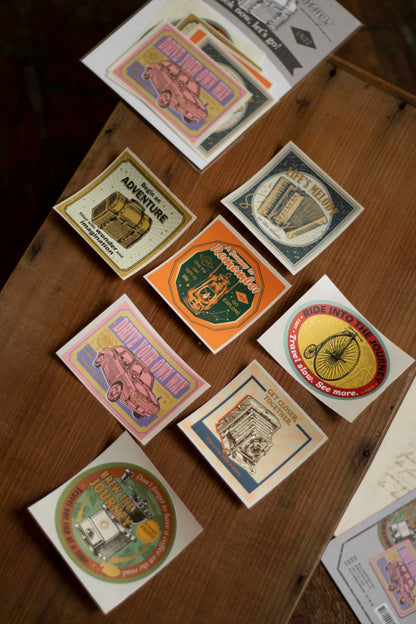 Loi Design Sticker Pack | Bronzing Sticker - The Next Journey