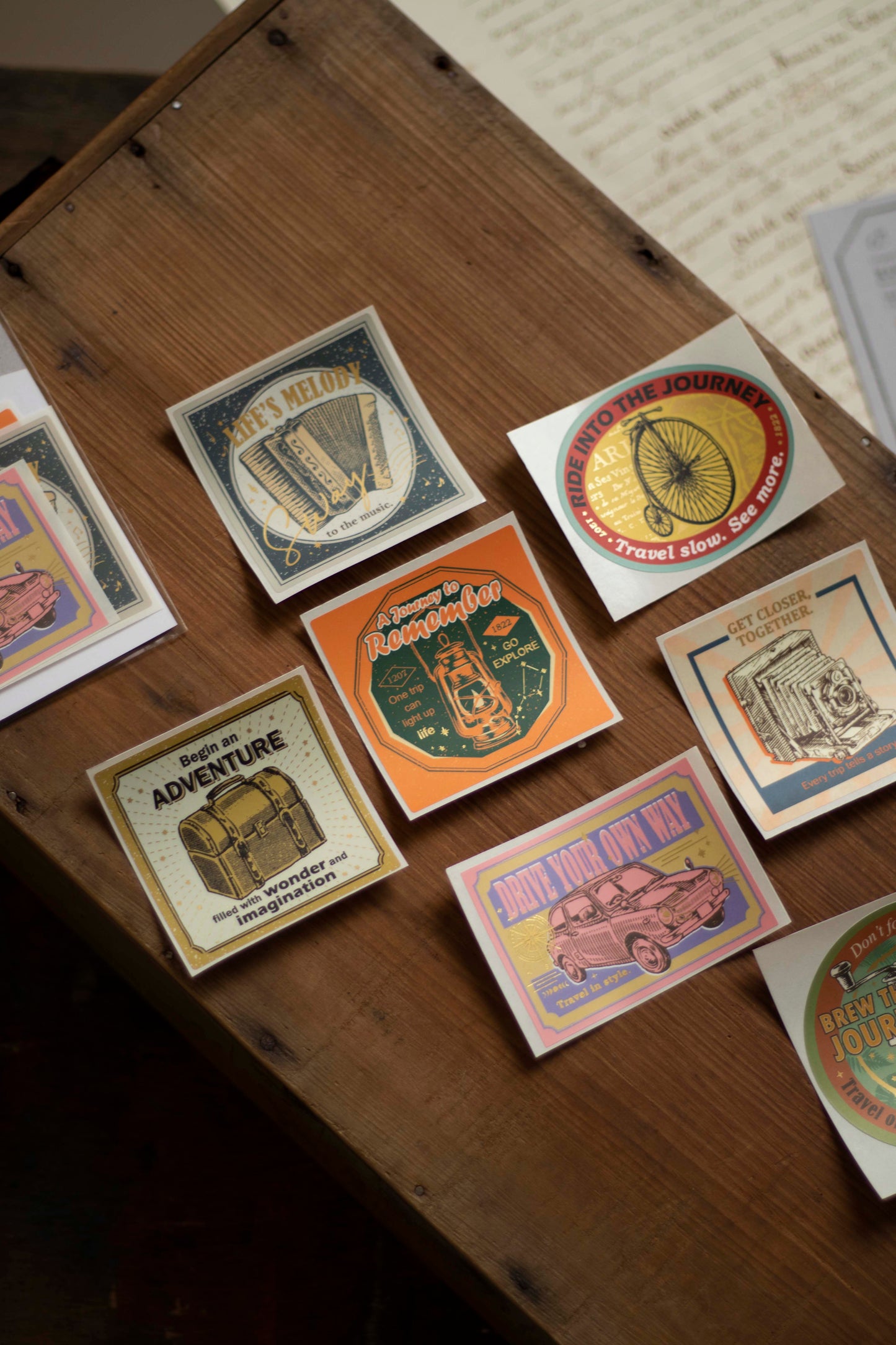 Loi Design Sticker Pack | Bronzing Sticker - The Next Journey
