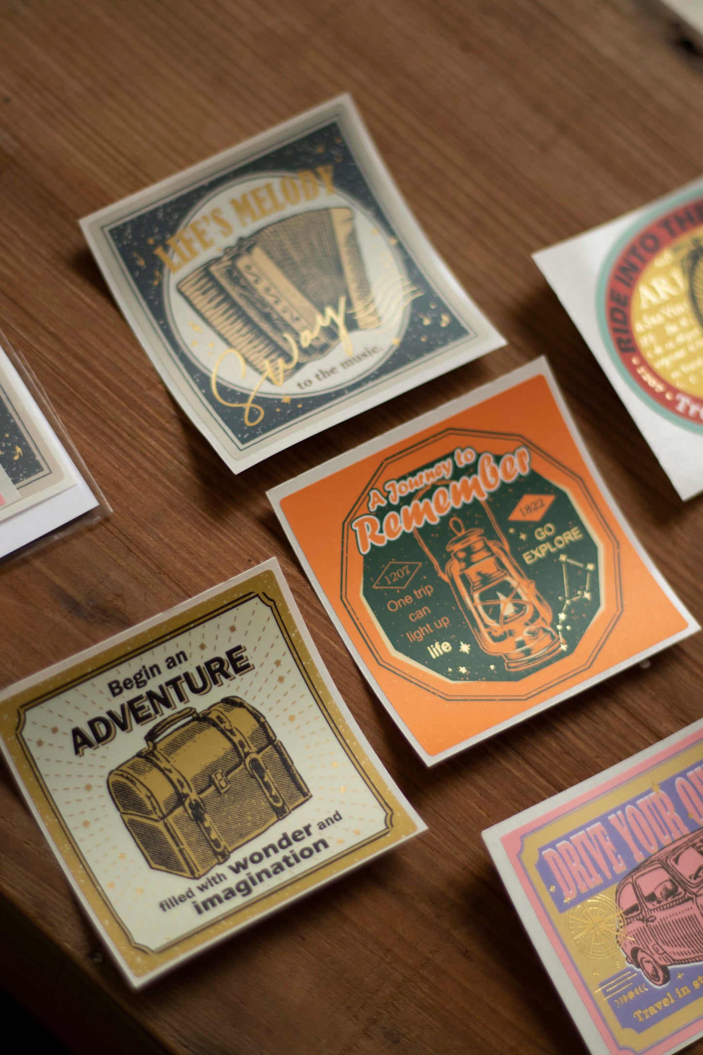Loi Design Sticker Pack | Bronzing Sticker - The Next Journey