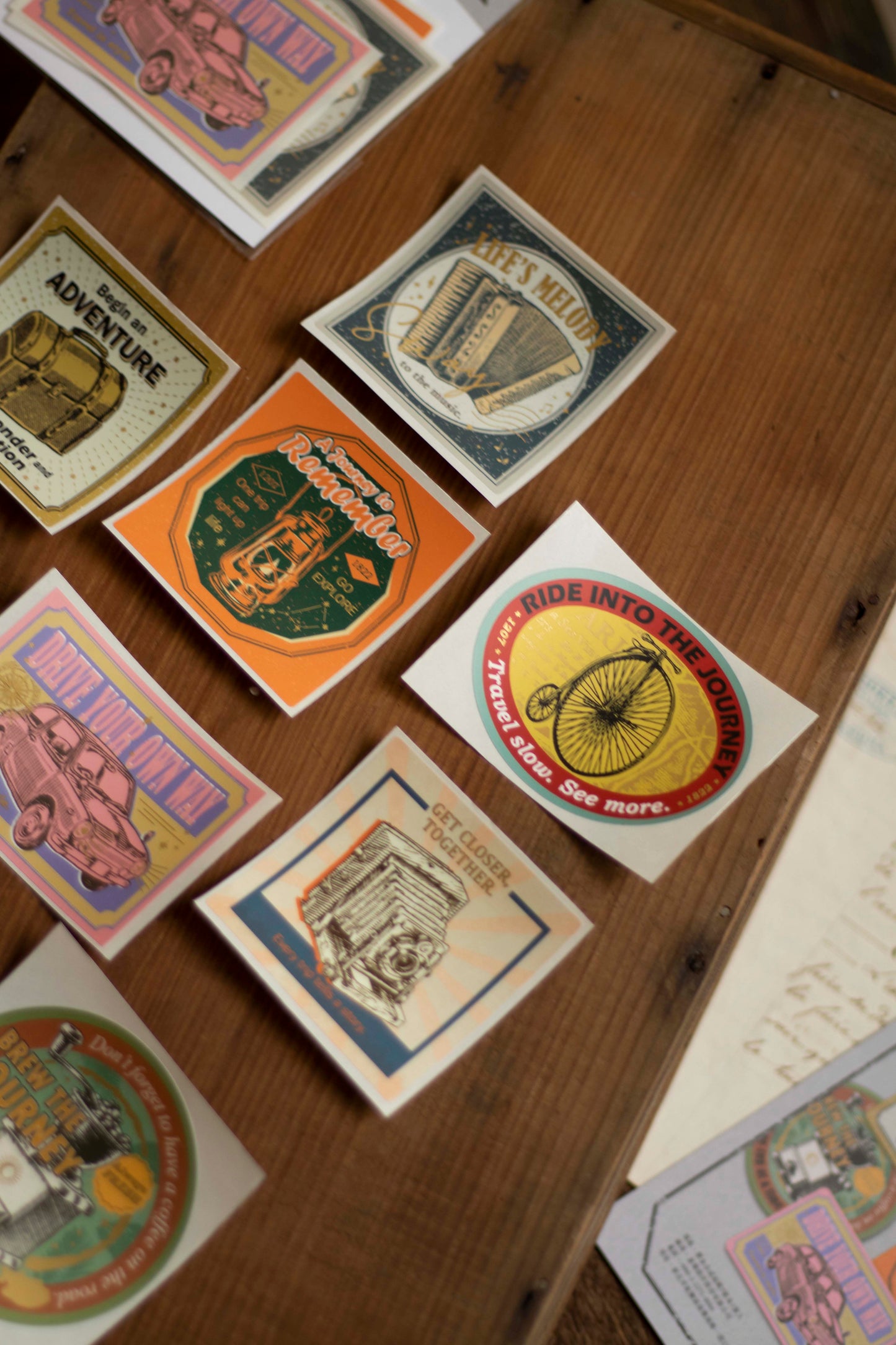 Loi Design Sticker Pack | Bronzing Sticker - The Next Journey