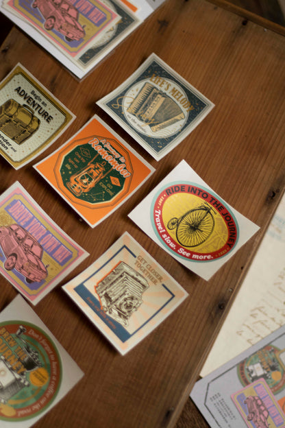Loi Design Sticker Pack | Bronzing Sticker - The Next Journey