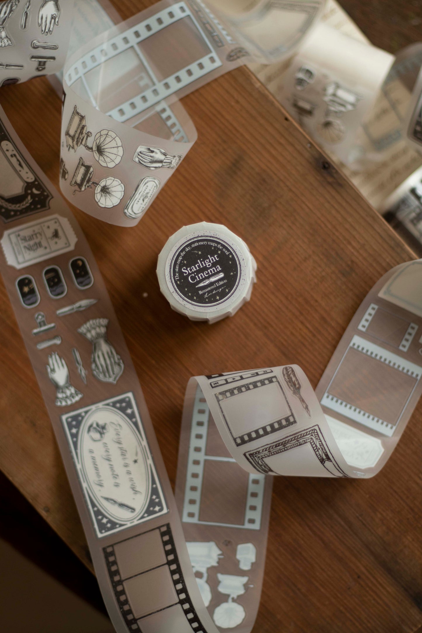 Loi Design Die-cut Matte PET Tape | Starlight Cinema-Remastered (5cm)