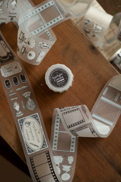 Loi Design Die-cut Matte PET Tape | Starlight Cinema-Remastered (5cm)