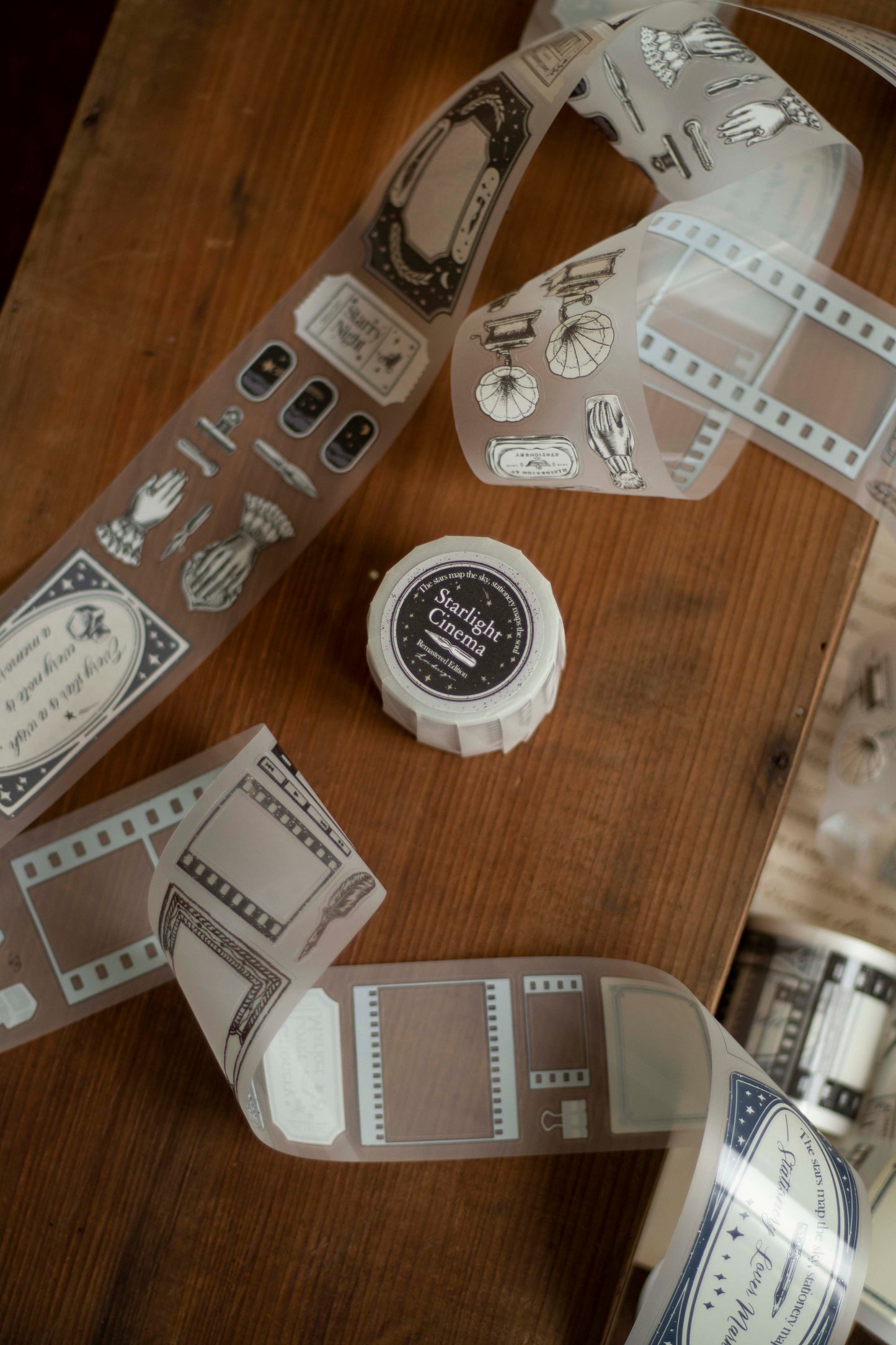 Loi Design Die-cut Matte PET Tape | Starlight Cinema-Remastered (5cm)