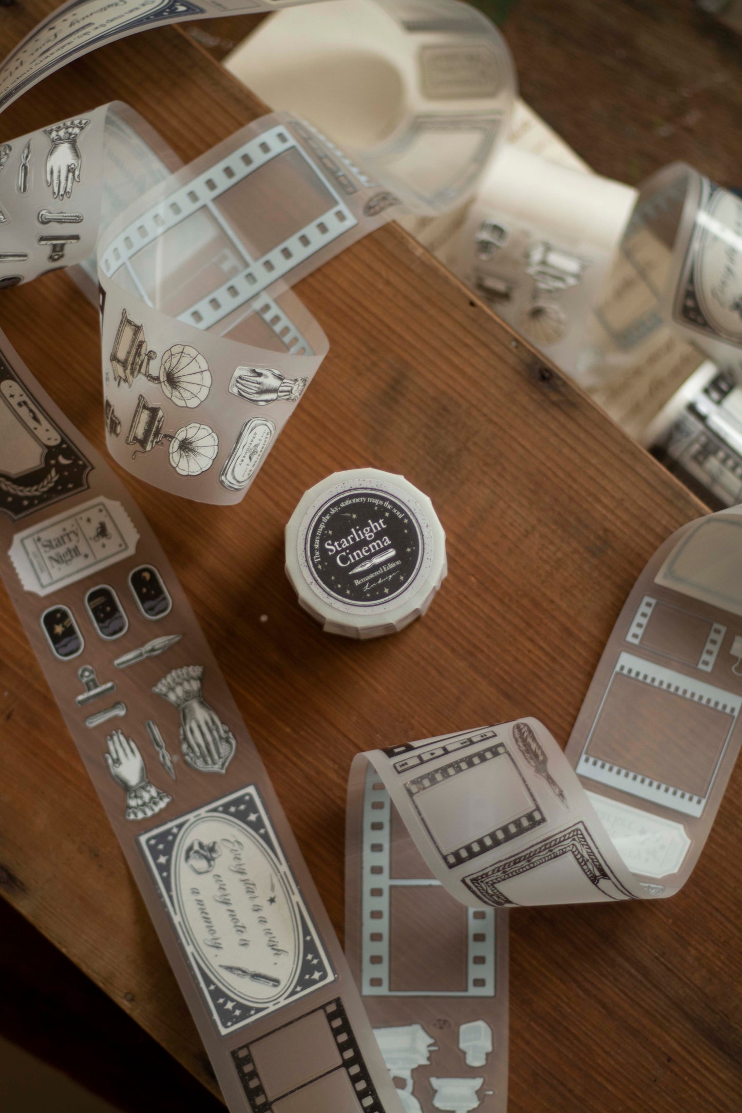 Loi Design Die-cut Matte PET Tape | Starlight Cinema-Remastered (5cm)