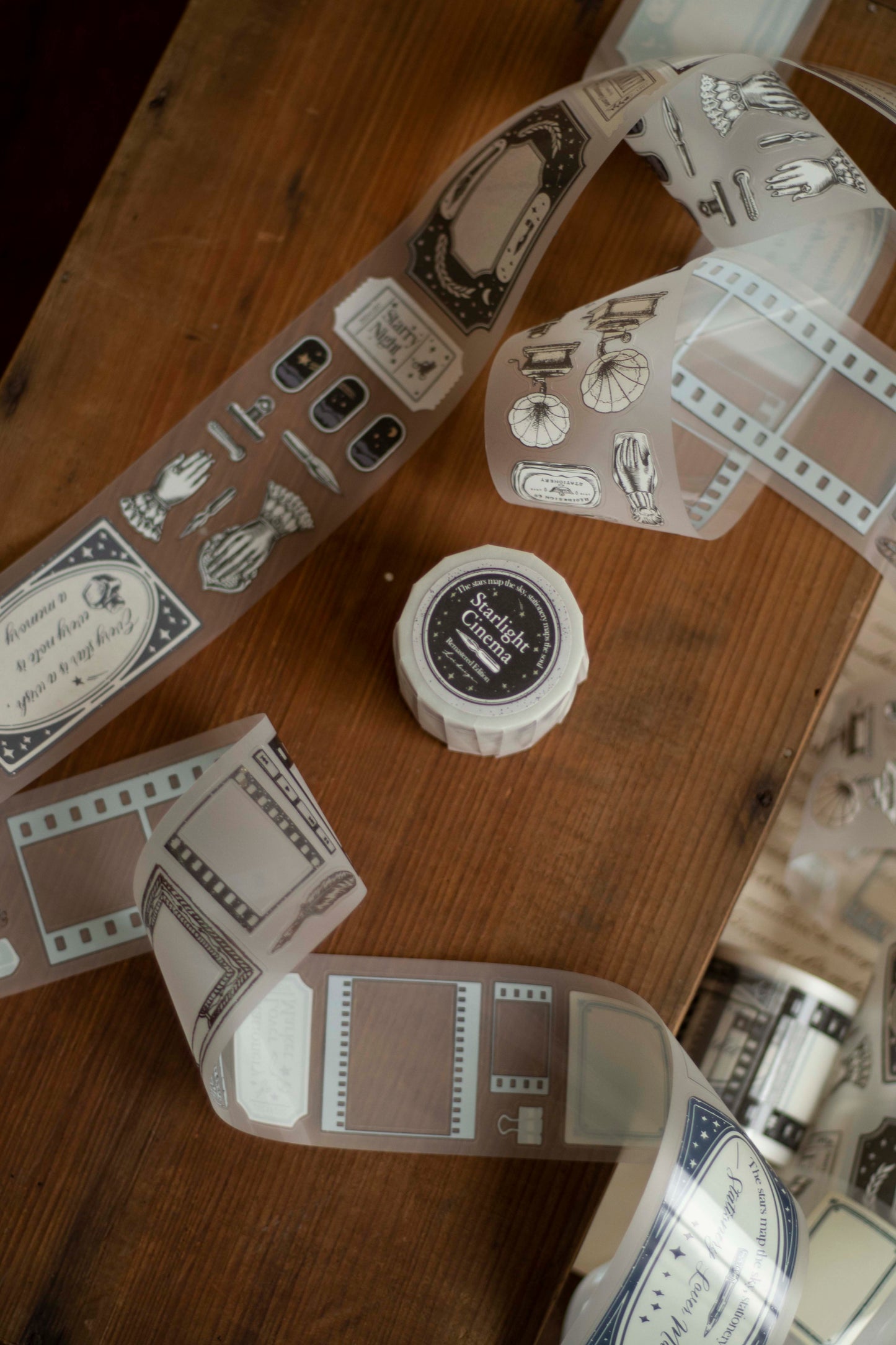 Loi Design Die-cut Matte PET Tape | Starlight Cinema-Remastered (5cm)