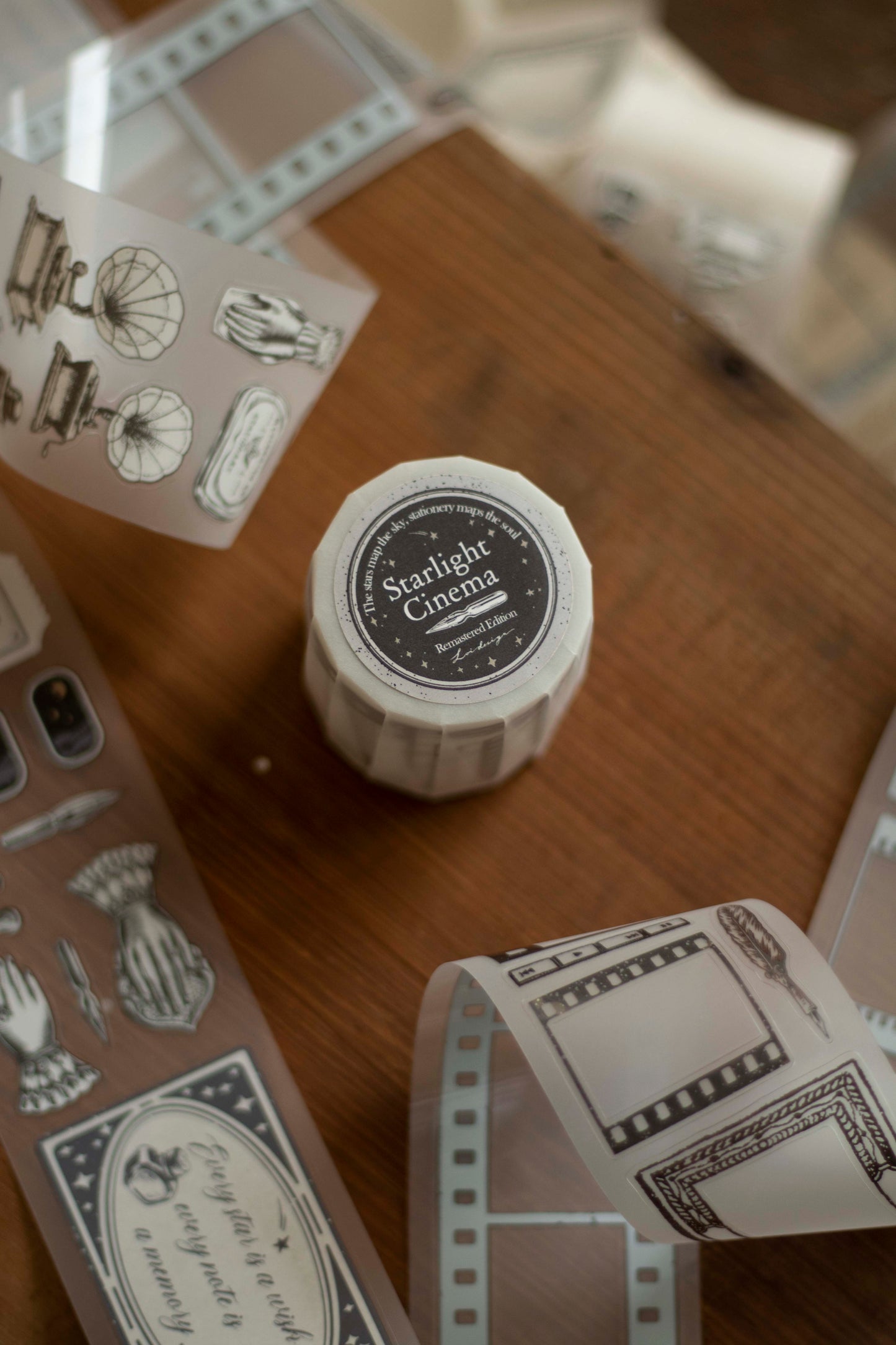 Loi Design Die-cut Matte PET Tape | Starlight Cinema-Remastered (5cm)