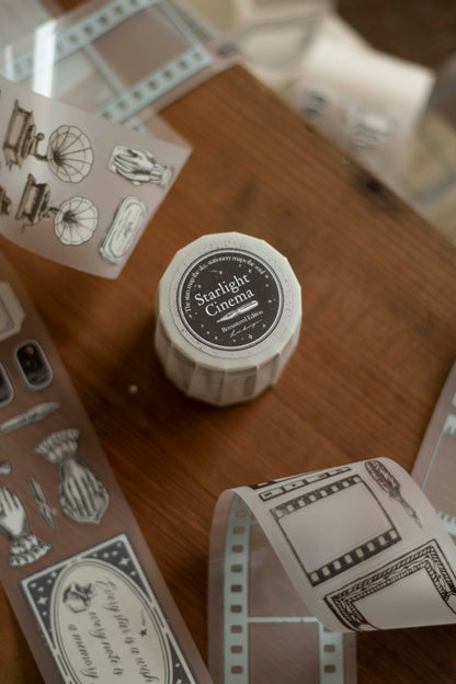 Loi Design Die-cut Matte PET Tape | Starlight Cinema-Remastered (5cm)