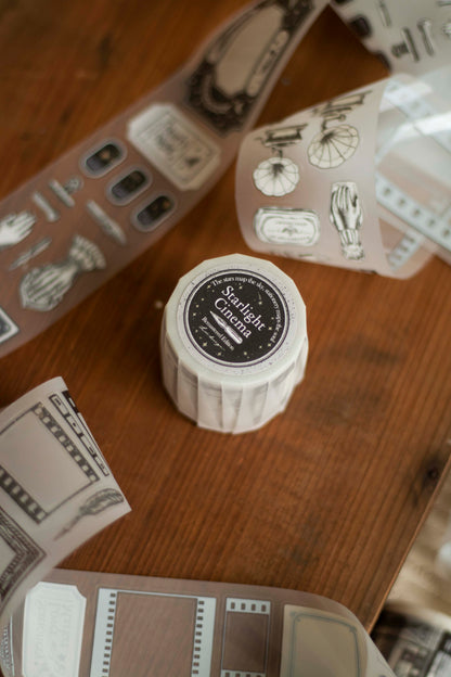 Loi Design Die-cut Matte PET Tape | Starlight Cinema-Remastered (5cm)