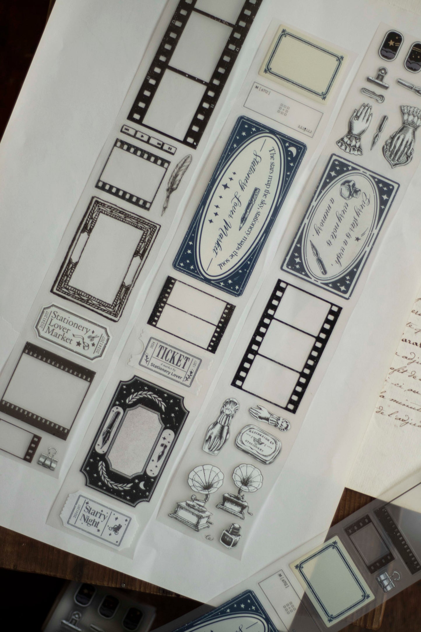 Loi Design Die-cut Matte PET Tape | Starlight Cinema-Remastered (5cm)
