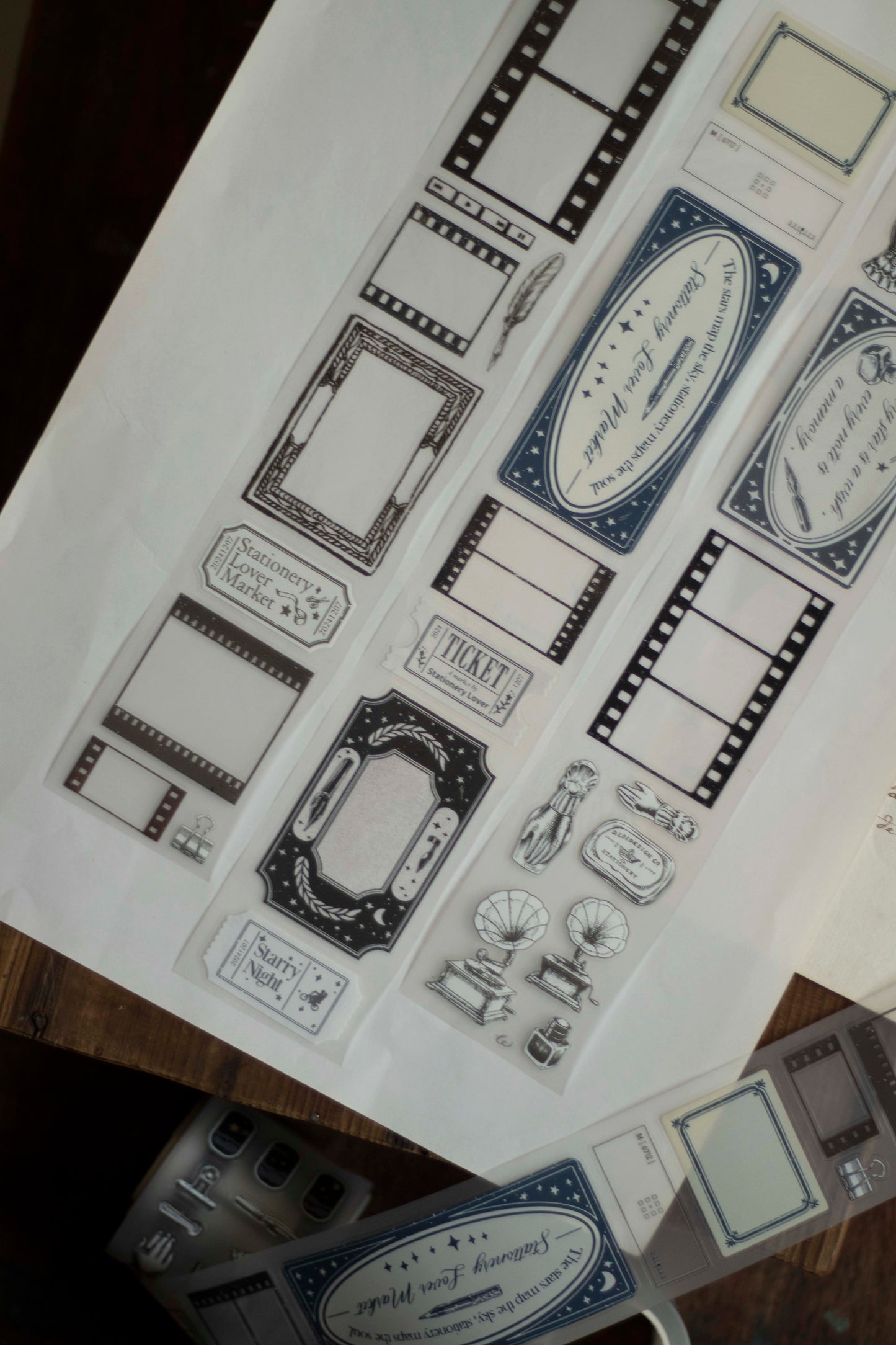 Loi Design Die-cut Matte PET Tape | Starlight Cinema-Remastered (5cm)