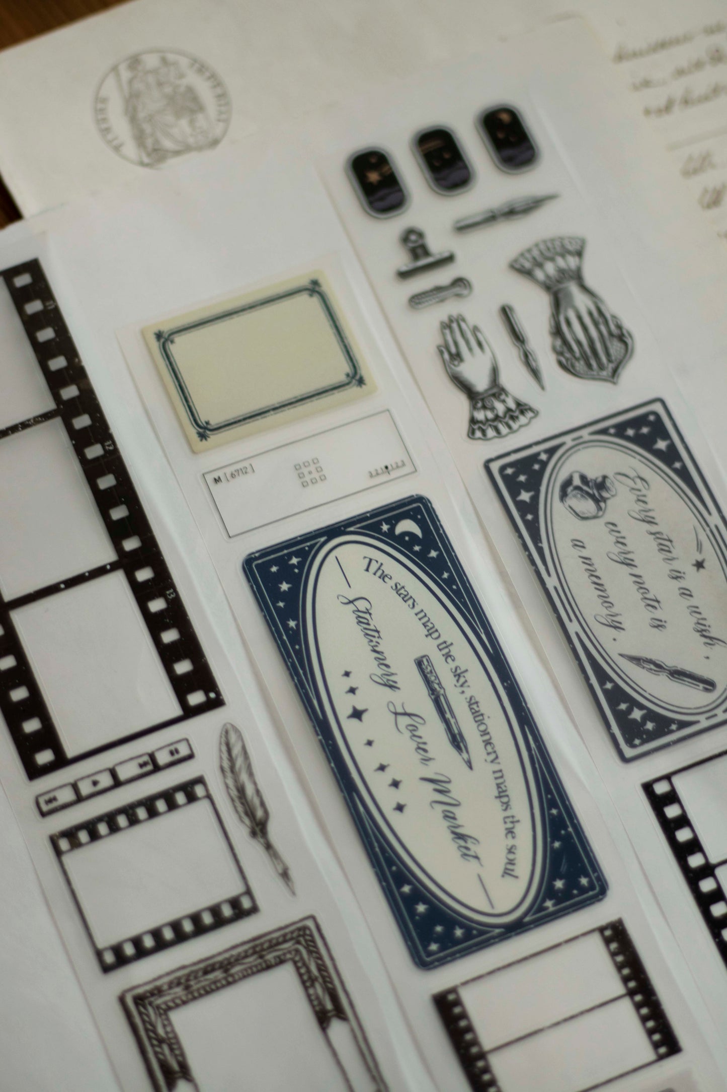 Loi Design Die-cut Matte PET Tape | Starlight Cinema-Remastered (5cm)