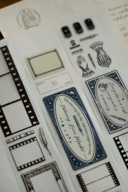 Loi Design Die-cut Matte PET Tape | Starlight Cinema-Remastered (5cm)