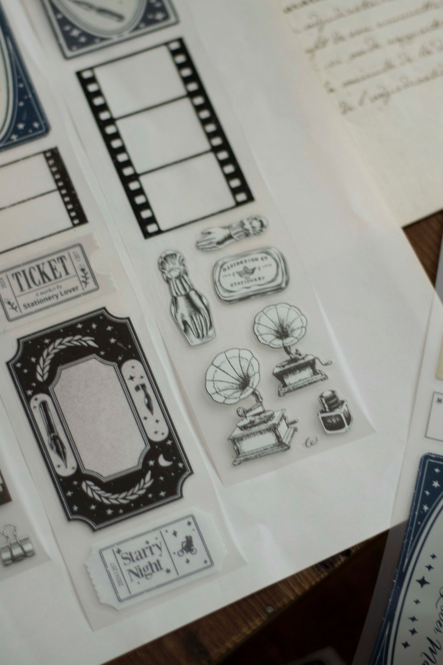Loi Design Die-cut Matte PET Tape | Starlight Cinema-Remastered (5cm)