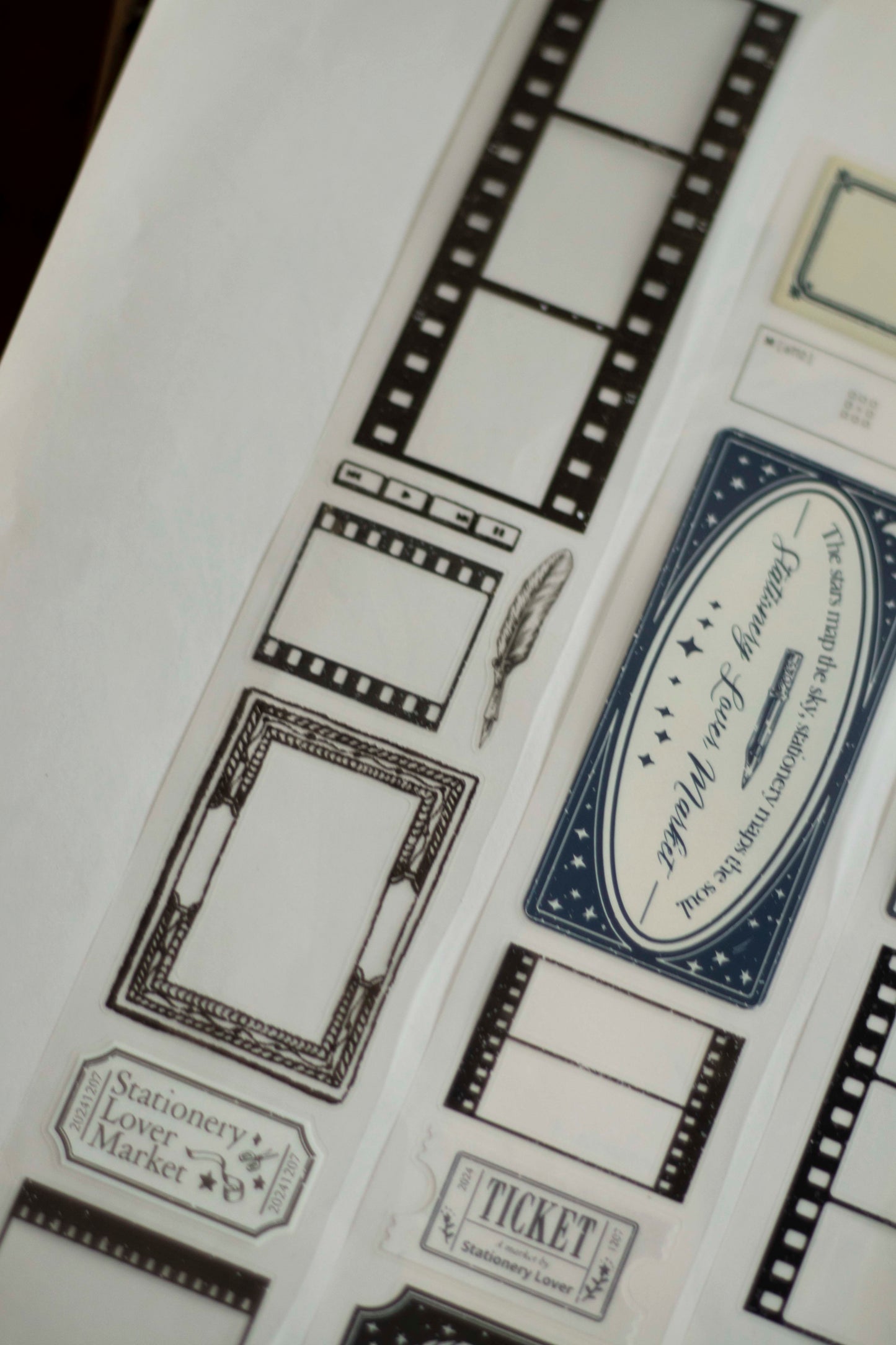 Loi Design Die-cut Matte PET Tape | Starlight Cinema-Remastered (5cm)