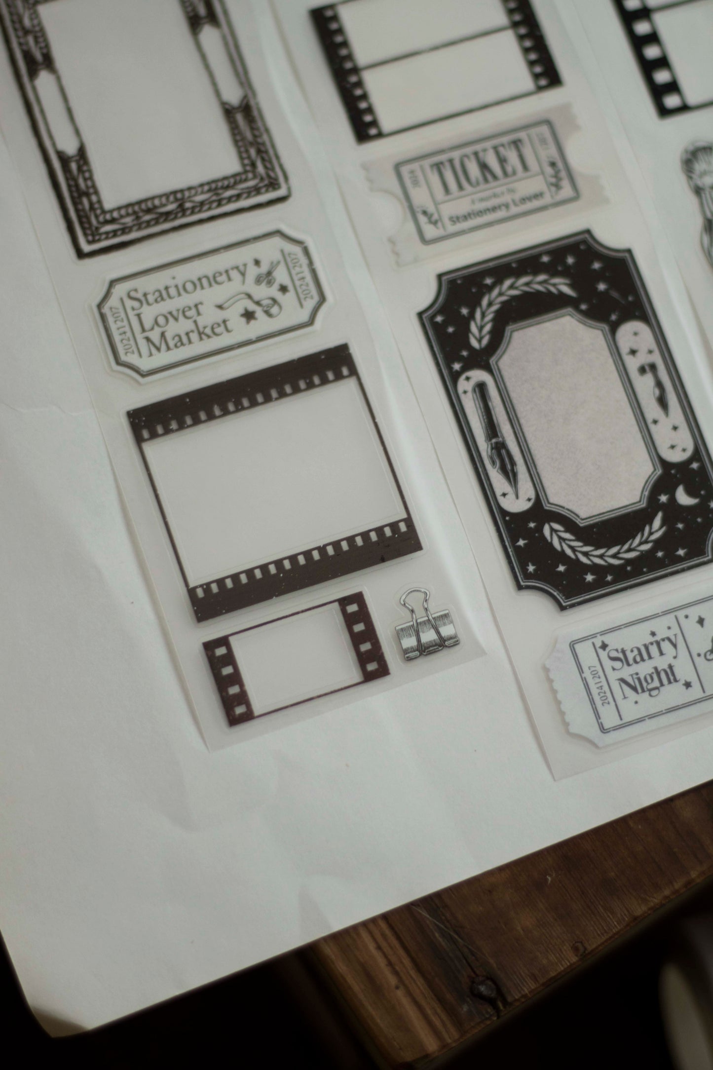 Loi Design Die-cut Matte PET Tape | Starlight Cinema-Remastered (5cm)