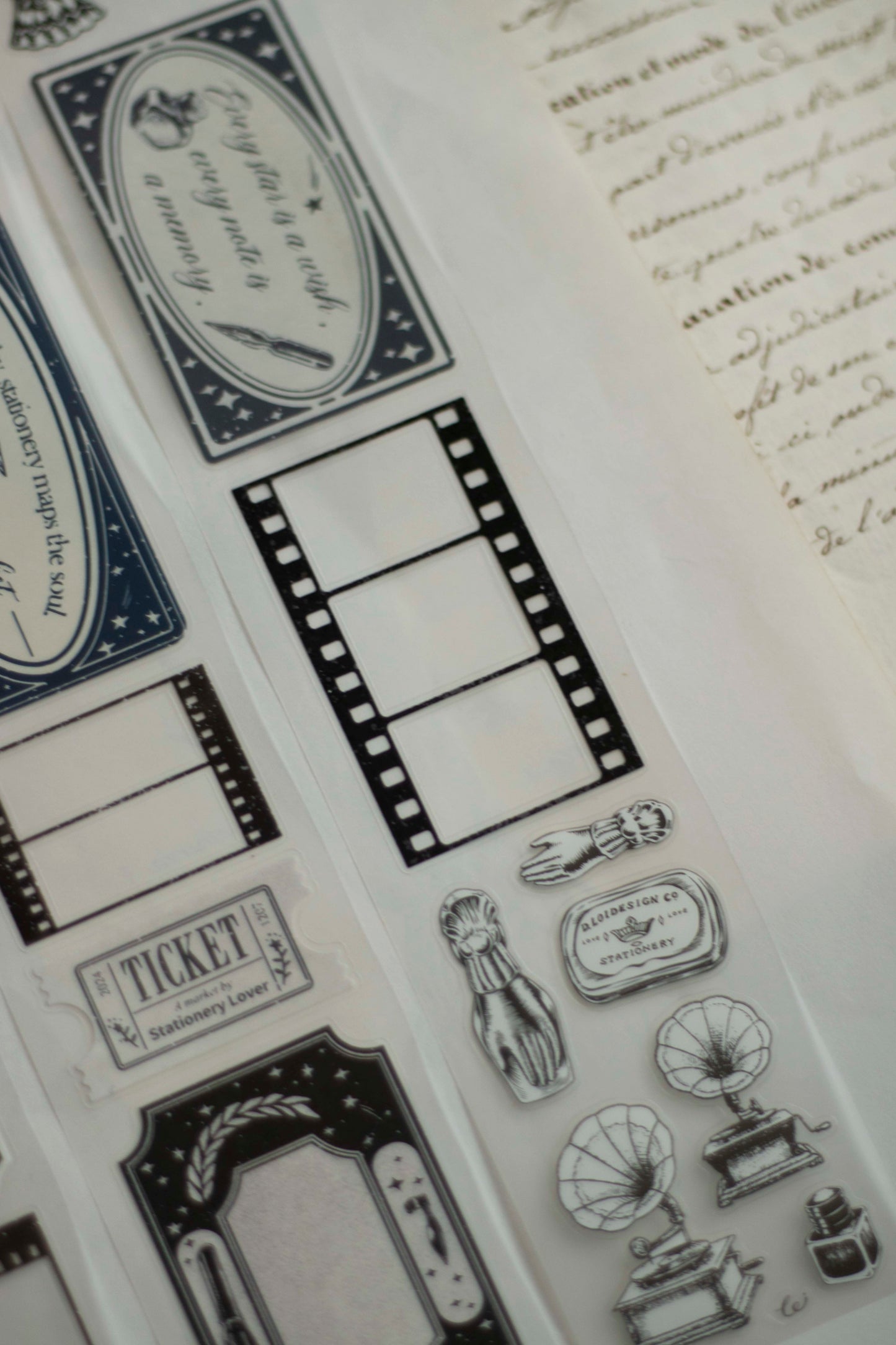 Loi Design Die-cut Matte PET Tape | Starlight Cinema-Remastered (5cm)