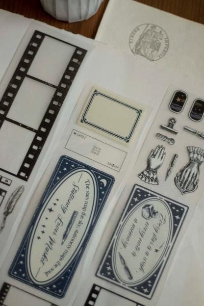 Loi Design Die-cut Matte PET Tape | Starlight Cinema-Remastered (5cm)