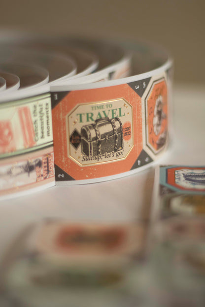 Loi Design Die-cut Paper Tape | Next Journey (4cm) (Foiled)