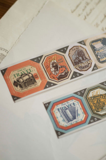 Loi Design Die-cut Paper Tape | Next Journey (4cm) (Foiled)
