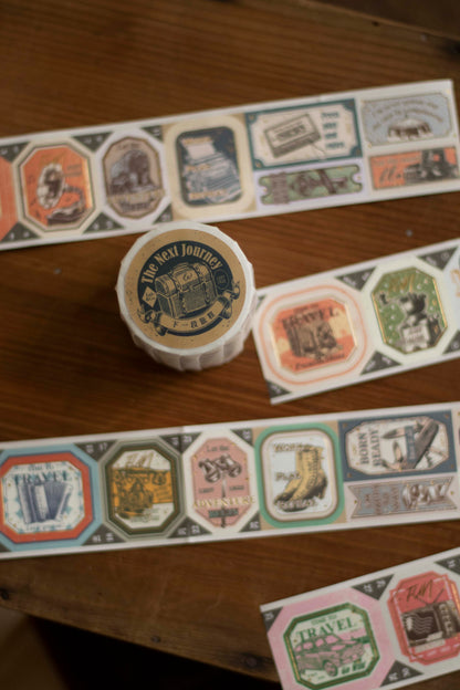 Loi Design Die-cut Paper Tape | Next Journey (4cm) (Foiled)