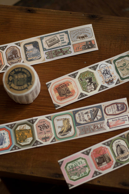 Loi Design Die-cut Paper Tape | Next Journey (4cm) (Foiled)