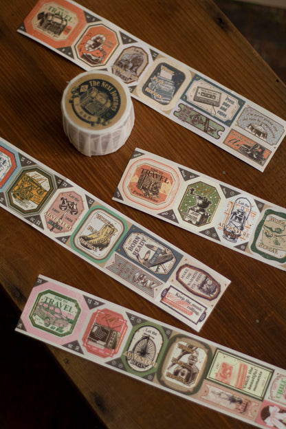 Loi Design Die-cut Paper Tape | Next Journey (4cm) (Foiled)