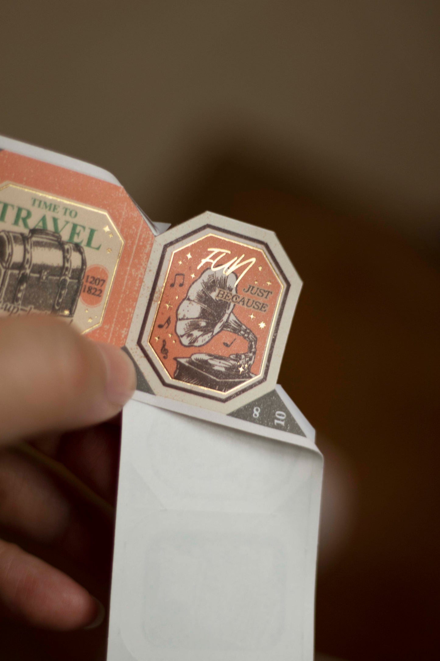 Loi Design Die-cut Paper Tape | Next Journey (4cm) (Foiled)