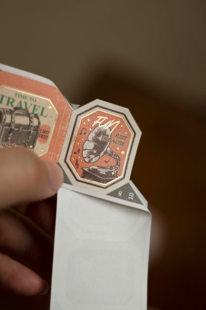 Loi Design Die-cut Paper Tape | Next Journey (4cm) (Foiled)
