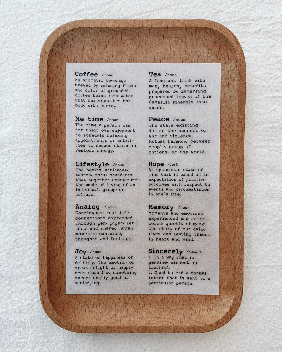 (PRE ORDER) Liberty.hk Transfer Stickers | Dictionary Words Vol.3