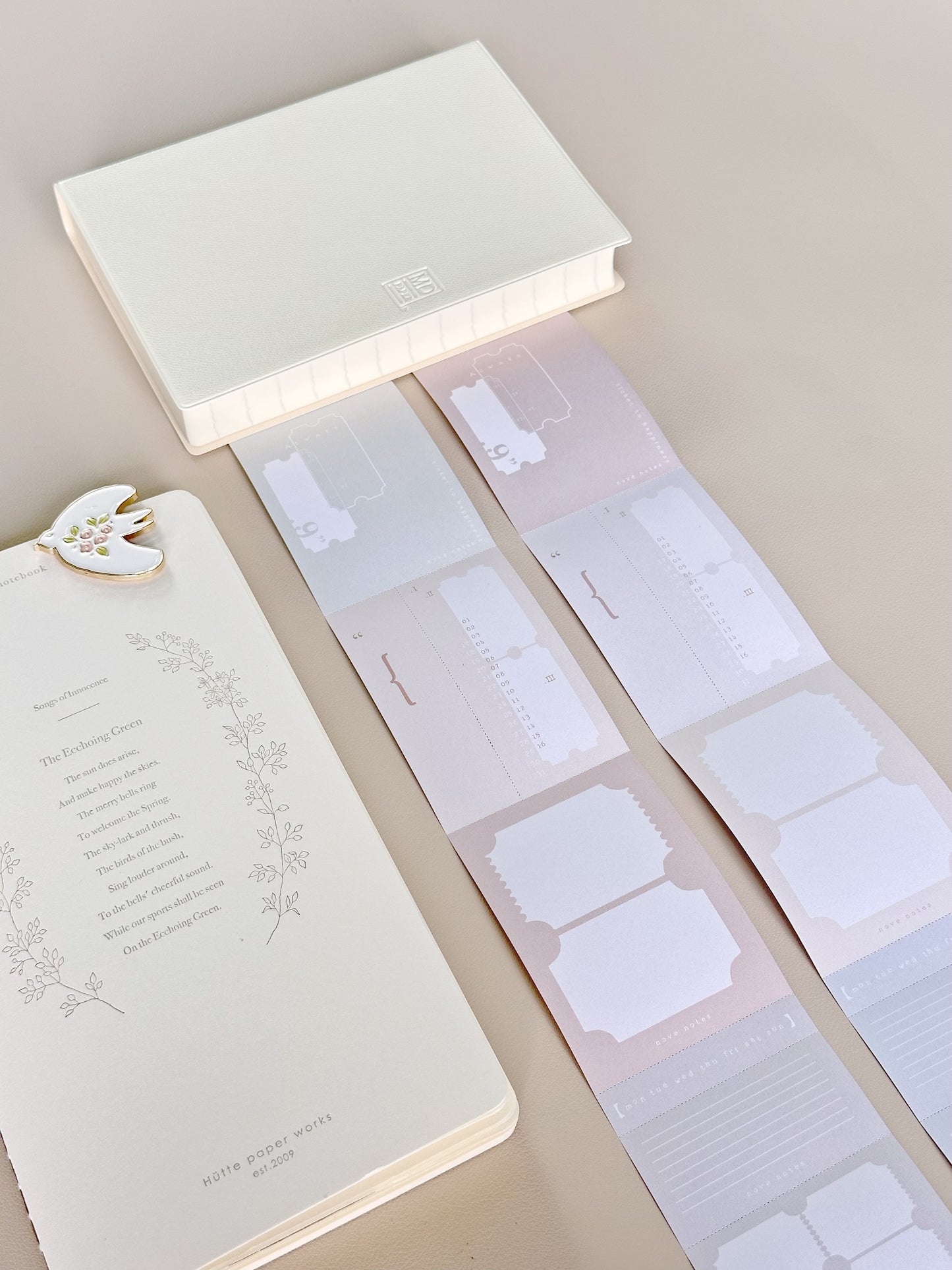 Paper Tape | Jourt'aime: Ticket Memo Tape (Writing Paper) (5.5cm)