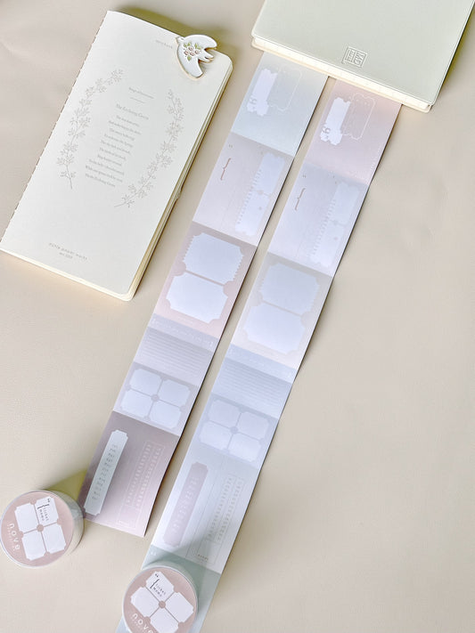 Paper Tape | Jourt'aime: Ticket Memo Tape (Writing Paper) (5.5cm)