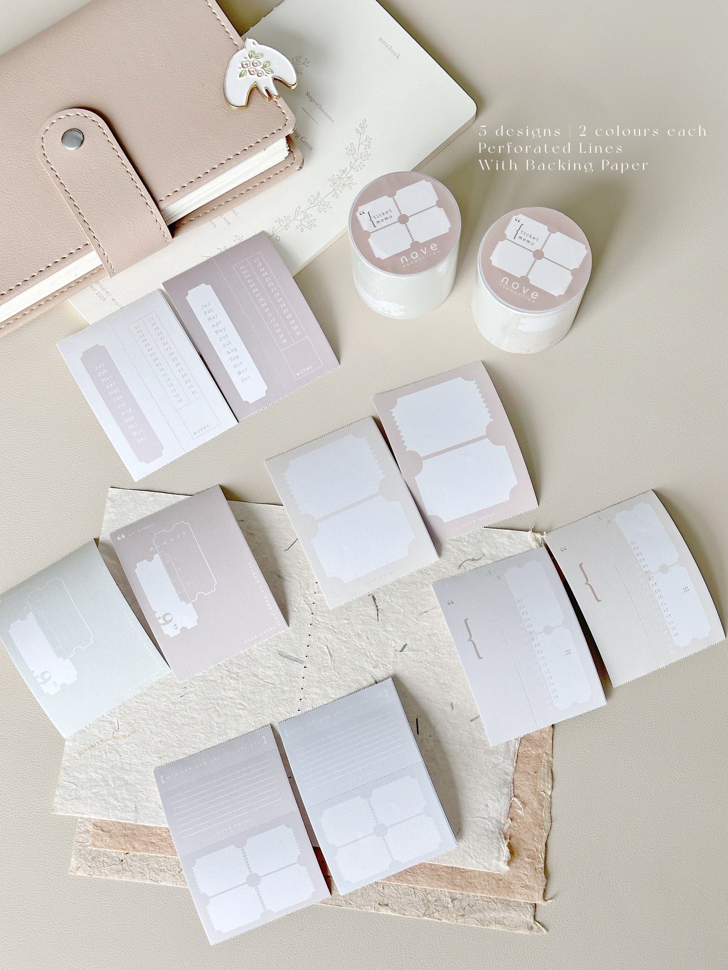 Paper Tape | Jourt'aime: Ticket Memo Tape (Writing Paper) (5.5cm)