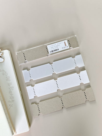Memo | Jourt'aime - Ticket Memo Loose Sheets (with variants)