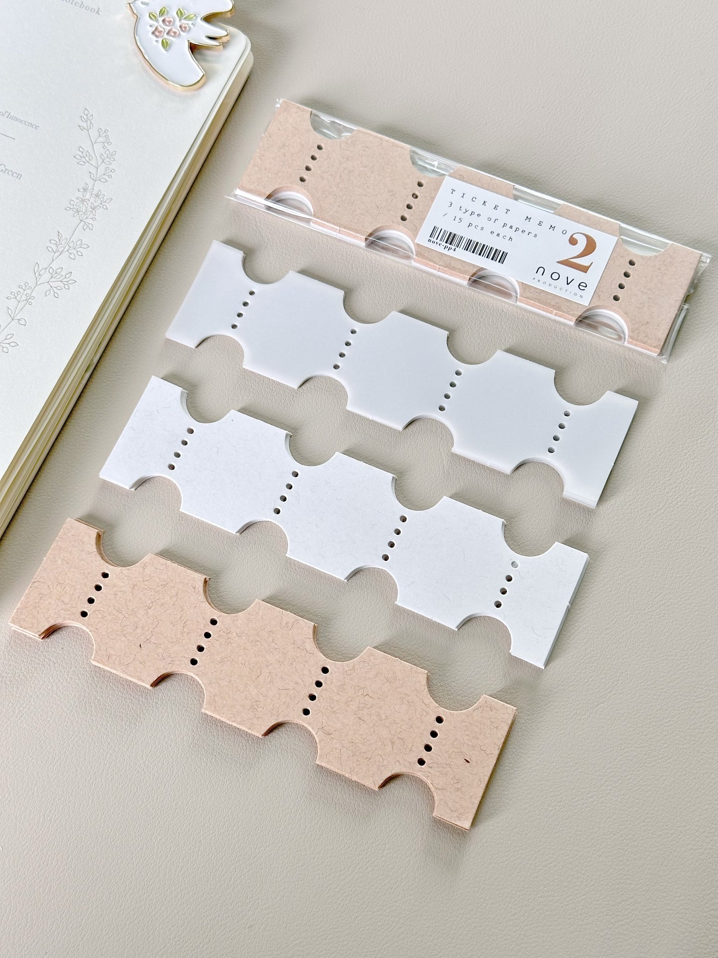 Memo | Jourt'aime - Ticket Memo Loose Sheets (with variants)