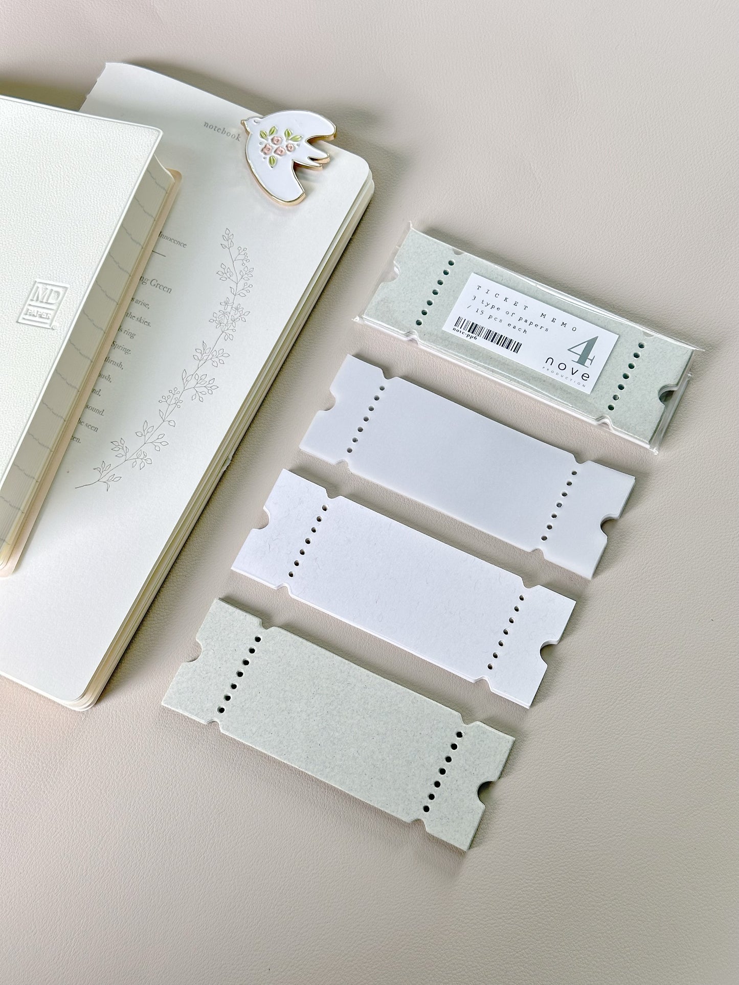 Memo | Jourt'aime - Ticket Memo Loose Sheets (with variants)