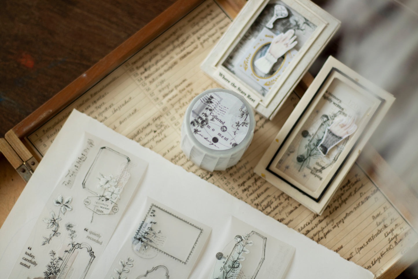 Loi Design Die-cut Matte PET Tape | Collected Moments (5cm)