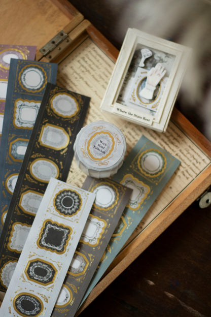 Loi Design Die-cut Paper Tape | Witch Hotel Tablecloth (4.5cm) (Foiled)