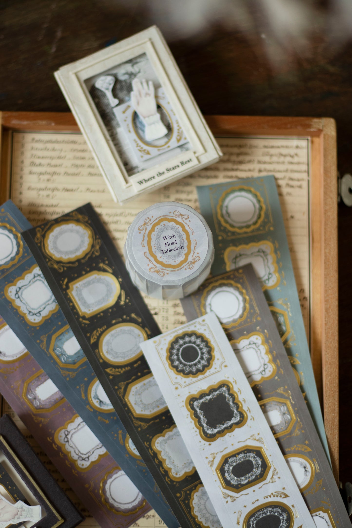 Loi Design Die-cut Paper Tape | Witch Hotel Tablecloth (4.5cm) (Foiled)