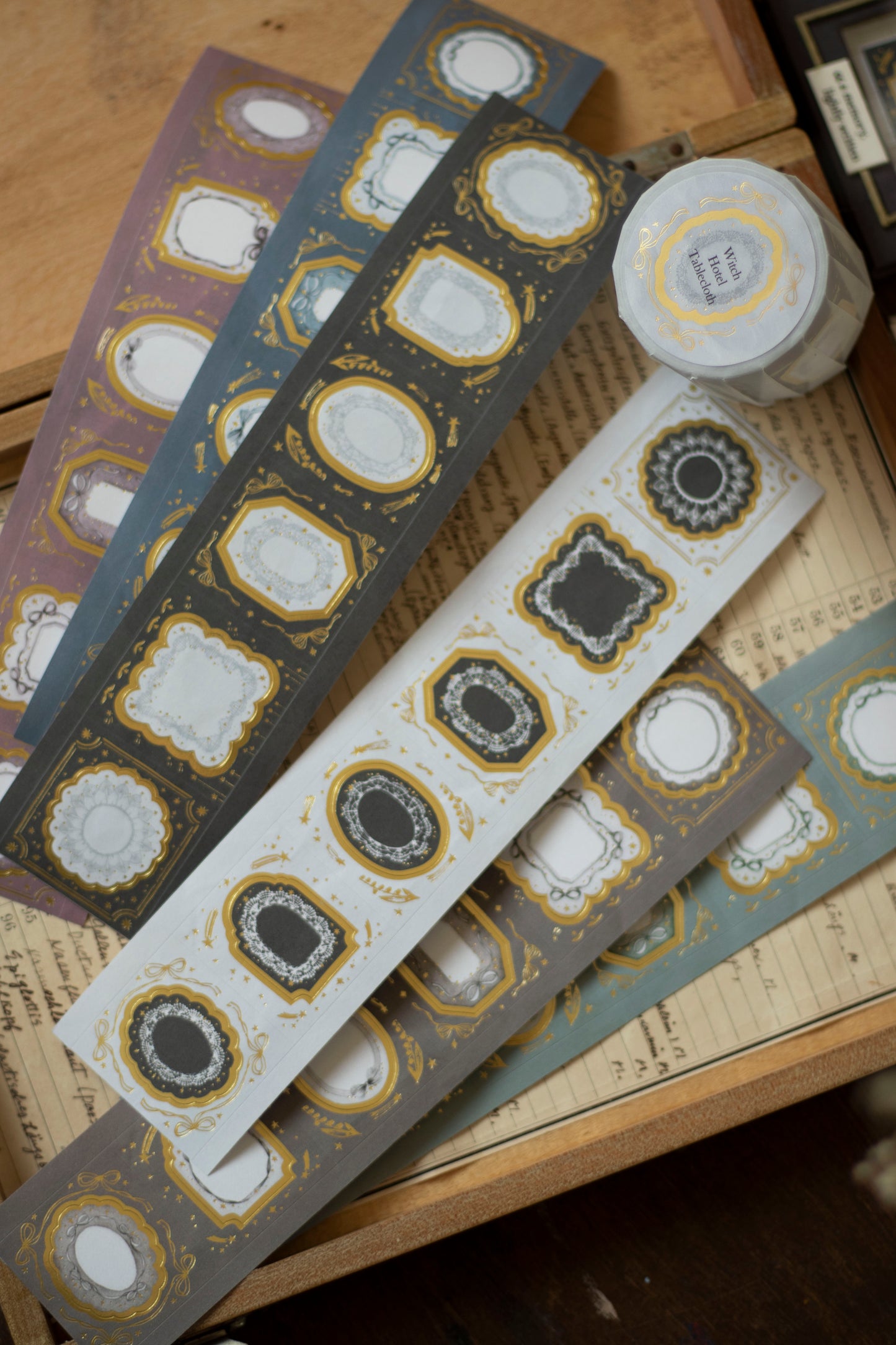 Loi Design Die-cut Paper Tape | Witch Hotel Tablecloth (4.5cm) (Foiled)