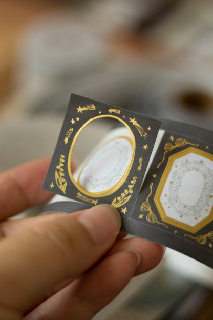 Loi Design Die-cut Paper Tape | Witch Hotel Tablecloth (4.5cm) (Foiled)