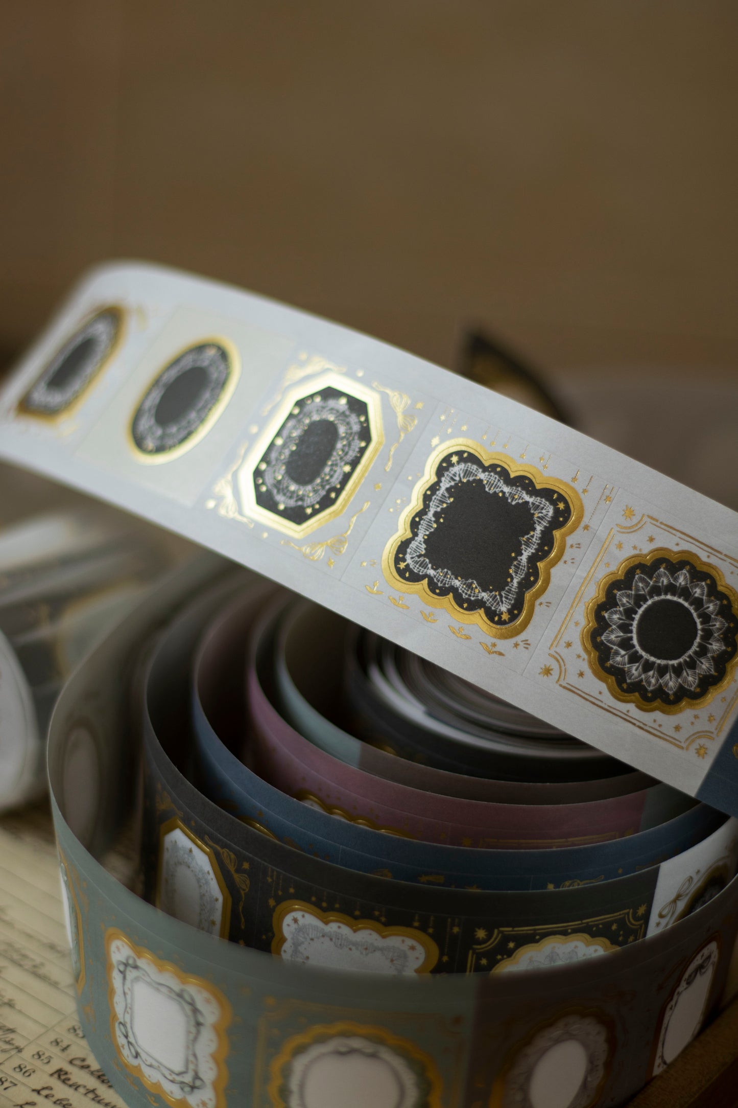 Loi Design Die-cut Paper Tape | Witch Hotel Tablecloth (4.5cm) (Foiled)