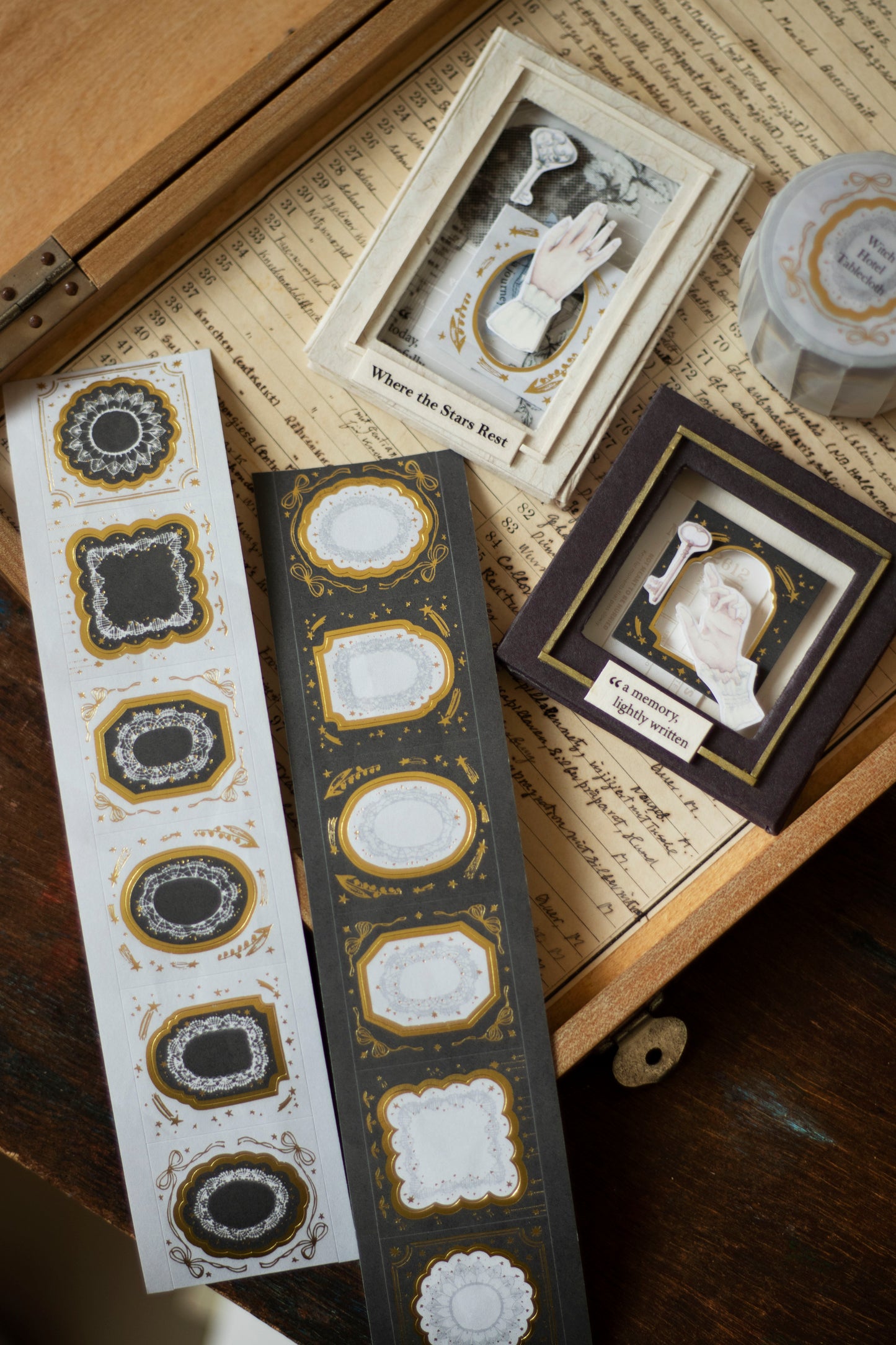 Loi Design Die-cut Paper Tape | Witch Hotel Tablecloth (4.5cm) (Foiled)