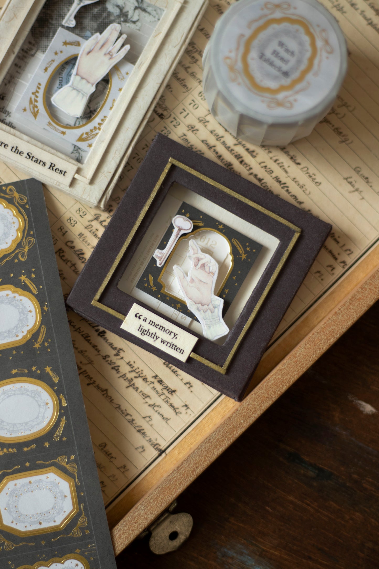 Loi Design Die-cut Paper Tape | Witch Hotel Tablecloth (4.5cm) (Foiled)