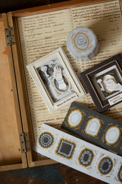 Loi Design Die-cut Paper Tape | Witch Hotel Tablecloth (4.5cm) (Foiled)