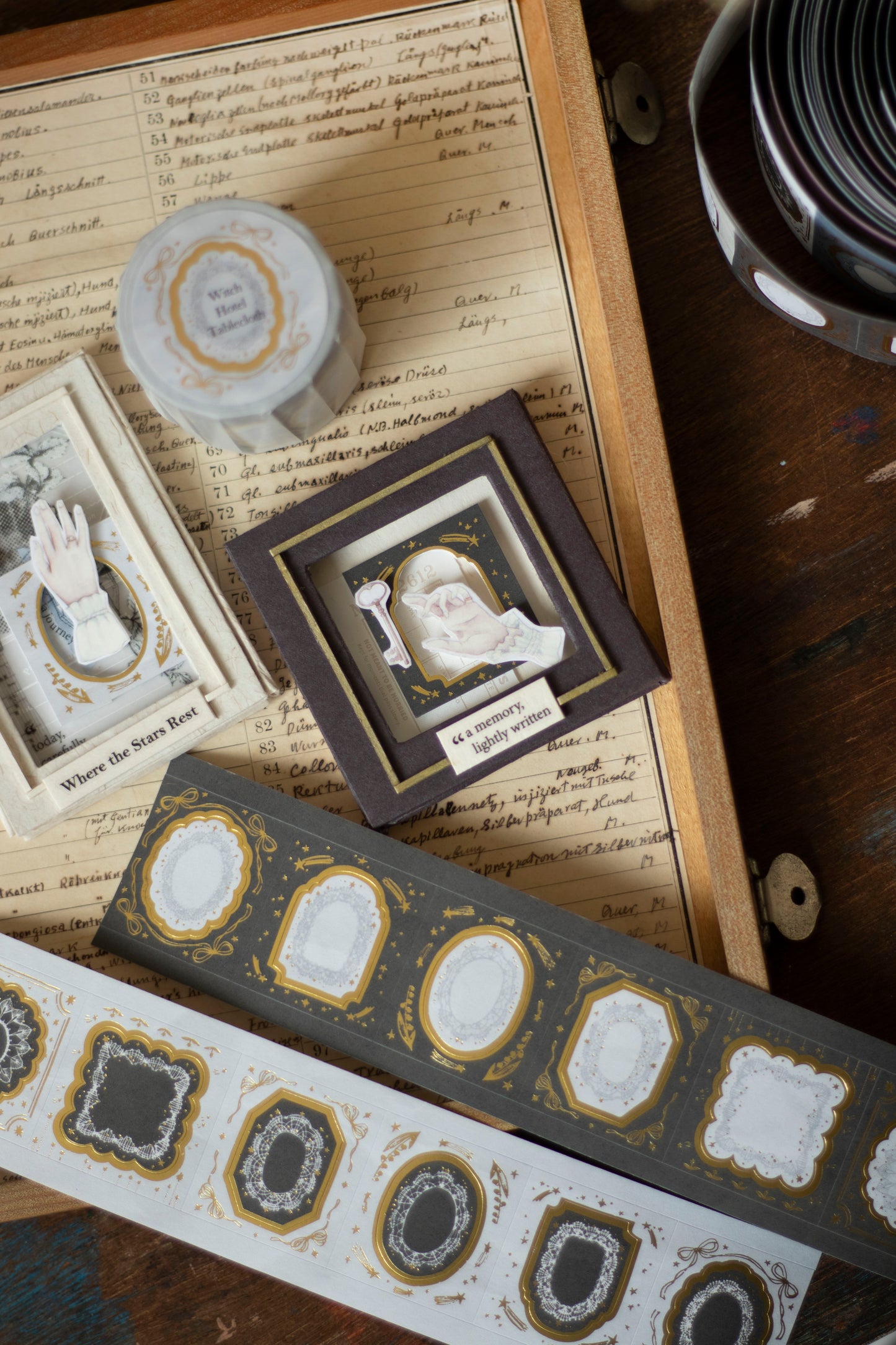 Loi Design Die-cut Paper Tape | Witch Hotel Tablecloth (4.5cm) (Foiled)